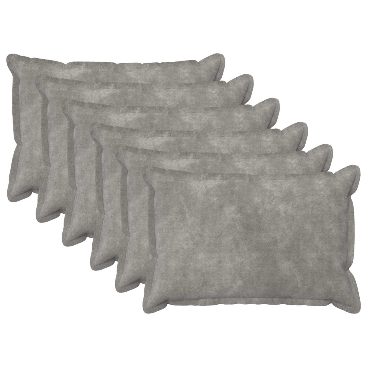 Throw Pillow HOUTEN Microfiber Fleece 6 pcs Width 30 cm Light grey