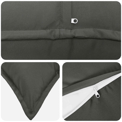 Throw Pillow HOUTEN 30 x 50 cm Polyester 6 pcs Anthracite