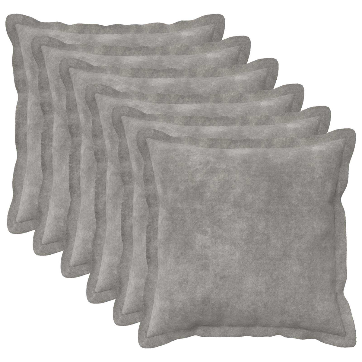 Throw Pillow HOUTEN Microfiber Fleece Light grey