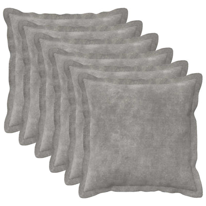 Throw Pillow HOUTEN Microfiber Fleece Light grey