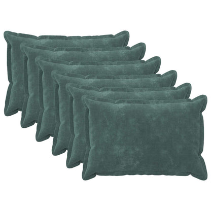 Throw Pillow HOUTEN 40 x 60 cm Microfiber Fleece 6 pcs Sea blue