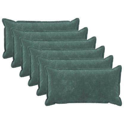 Throw Pillow HOUTEN 40 x 70 cm Microfiber Fleece 6 pcs Sea blue