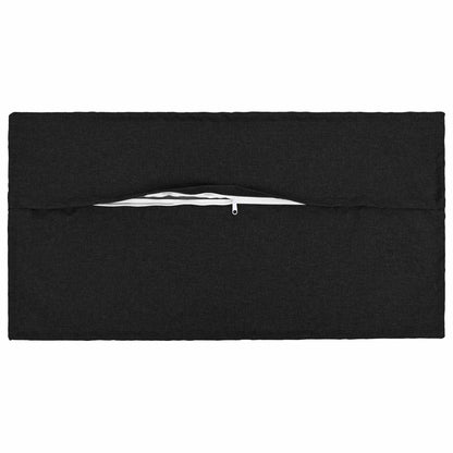 Throw Pillow HOUTEN 40 x 80 cm Faux Linen 6 pcs Black