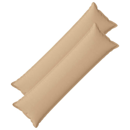 Throw Pillow HOUTEN 40 x 145 cm Faux Linen 2 pcs Cream