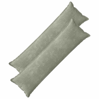 vidaXL Throw Pillow 2 pcs HOUTEN Green 40 x 145 cm Chenille Fabric 2