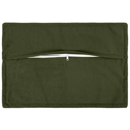 Throw Pillow HOUTEN Microfiber Fleece 2 pcs Green 50 cm 70 cm
