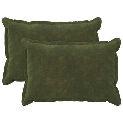 Throw Pillow HOUTEN Microfiber Fleece 2 pcs Green 50 cm 70 cm