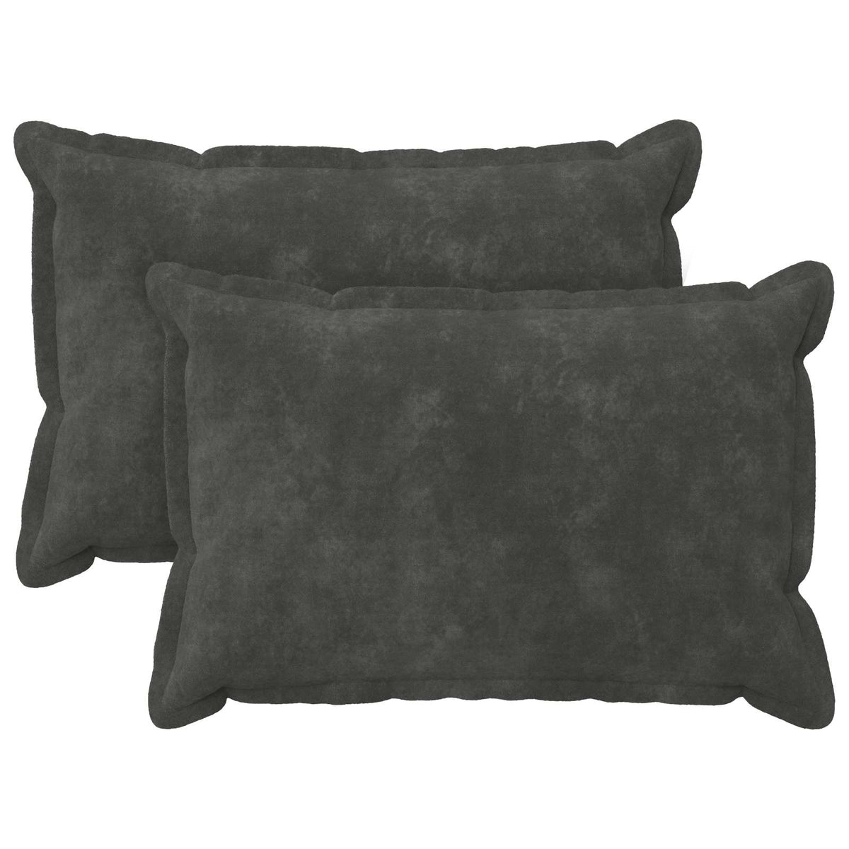 Throw Pillow HOUTEN 2 pcs Anthracite 50 cm 80 cm