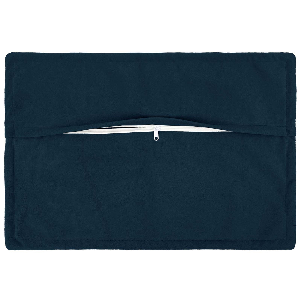 vidaXL Throw Pillow 2 pcs HOUTEN Blue 50 x 80 cm Microfiber Fleece 3