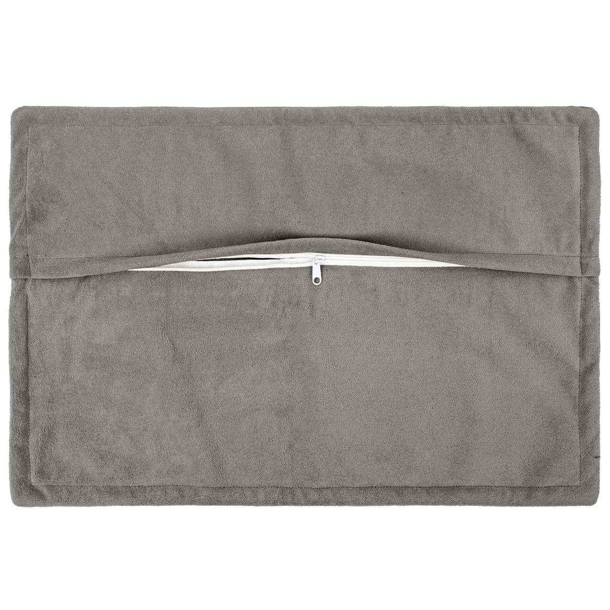 vidaXL Throw Pillow 2 pcs HOUTEN Light Grey 50 x 80 cm 3