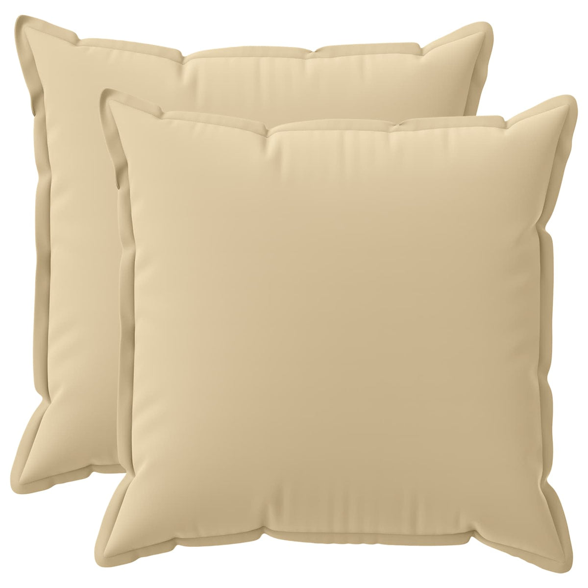 Throw Pillow HOUTEN 65 x 65 cm Polyester 2 pcs Beige