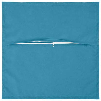 vidaXL Throw Pillow 2 pcs HOUTEN Light Blue 65 x 65 cm Polyester 4
