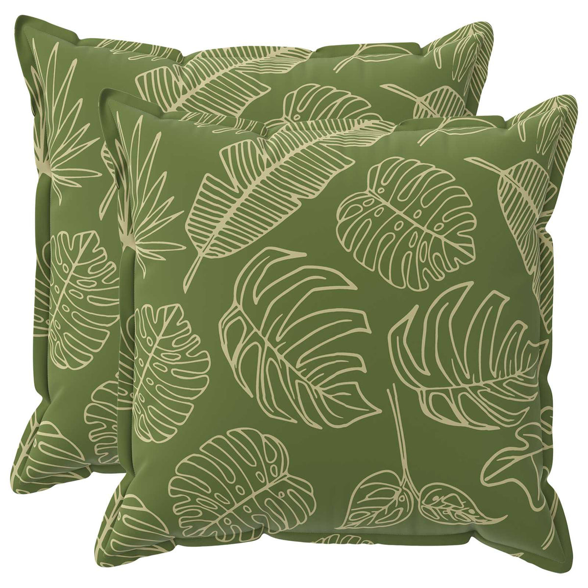 Throw Pillow HOUTEN Leaf Design Polyester