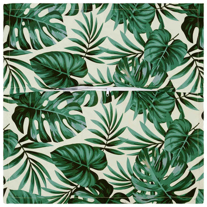 vidaXL Throw Pillow 2 pcs HOUTEN Leaf Pattern 65 x 65 cm Polyester 4