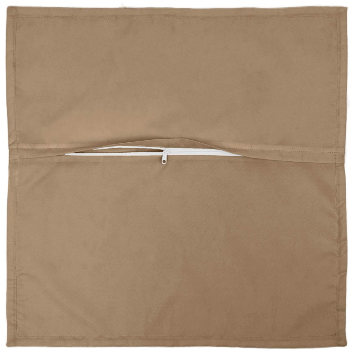 vidaXL Throw Pillow 2 pcs HOUTEN Taupe 65 x 65 cm Polyester 4