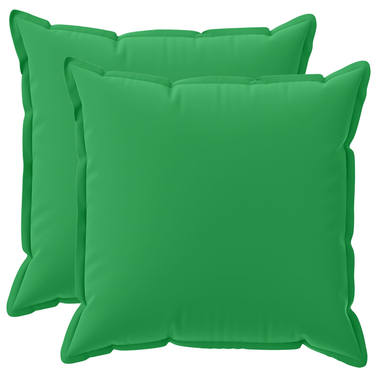 vidaXL Throw Pillow 2 pcs HOUTEN Green 70 x 70 cm Polyester 2