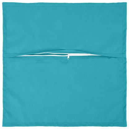 vidaXL Throw Pillow 2 pcs HOUTEN Turquoise 70 x 70 cm Polyester 4