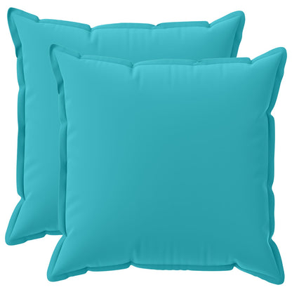 vidaXL Throw Pillow 2 pcs HOUTEN Turquoise 70 x 70 cm Polyester 2