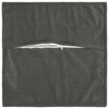 vidaXL Throw Pillow 2 pcs HOUTEN Anthracite 80 x 80 cm 3