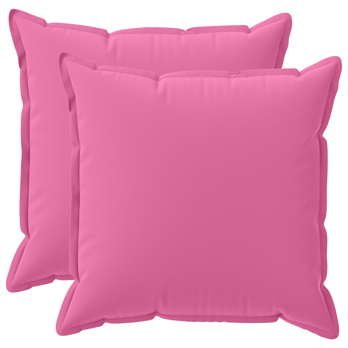 vidaXL Throw Pillow 2 pcs HOUTEN Pink 80 x 80 cm Polyester 2