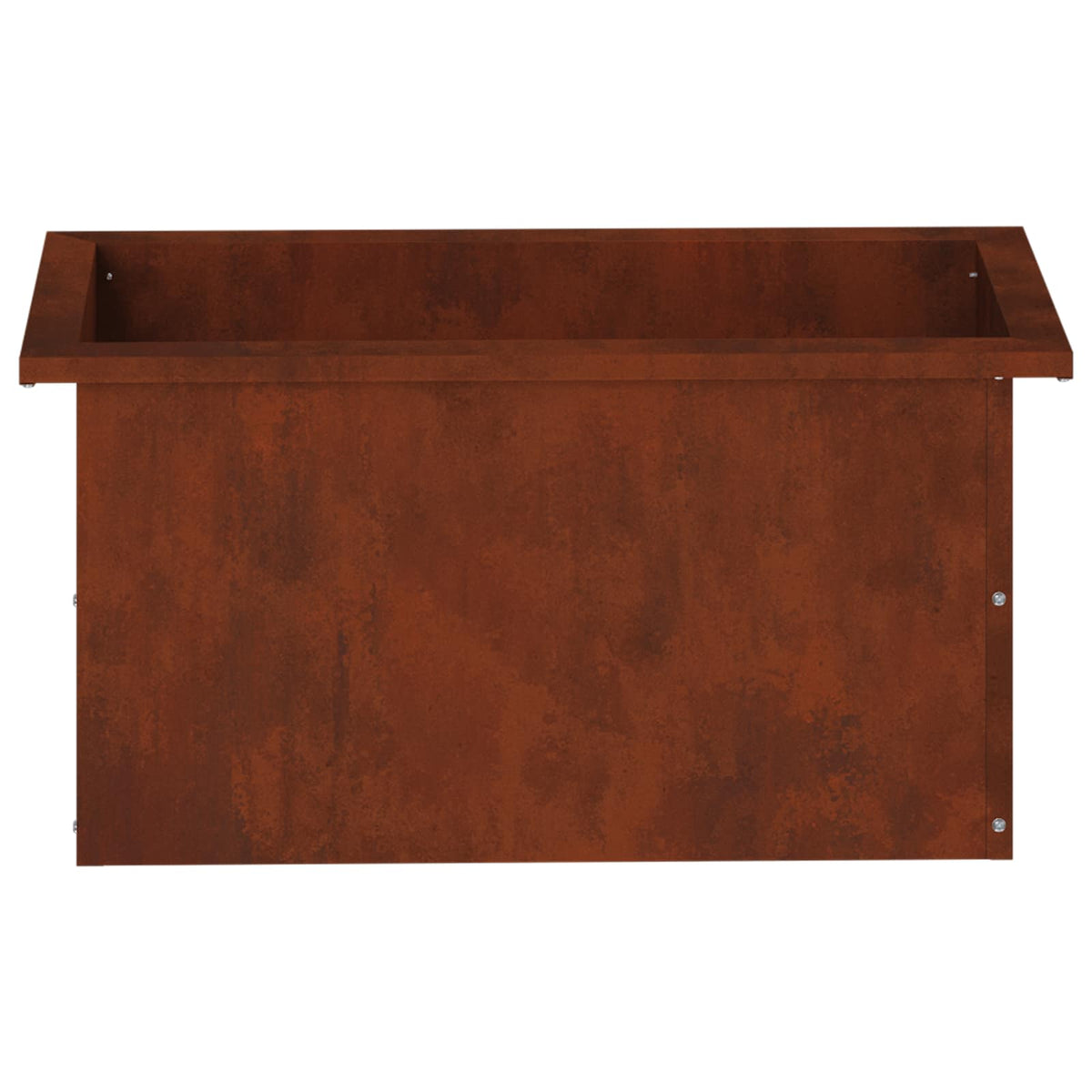 Garden Planter with LED 30 x 60 x 30 cm Steel 2 pcs Weathering steel