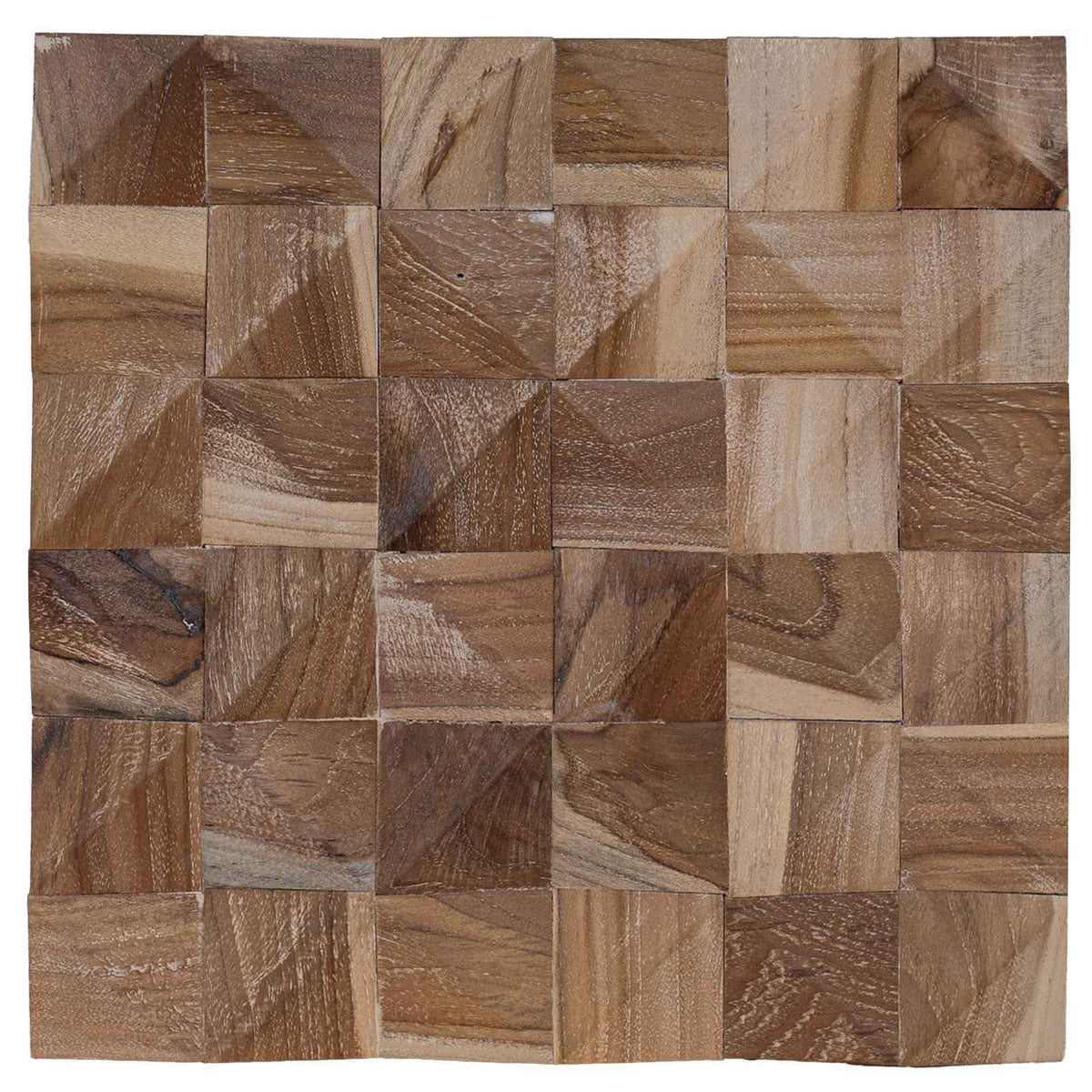 Wall Panel 11 pcs 30 x 30 x 2 cm Natural