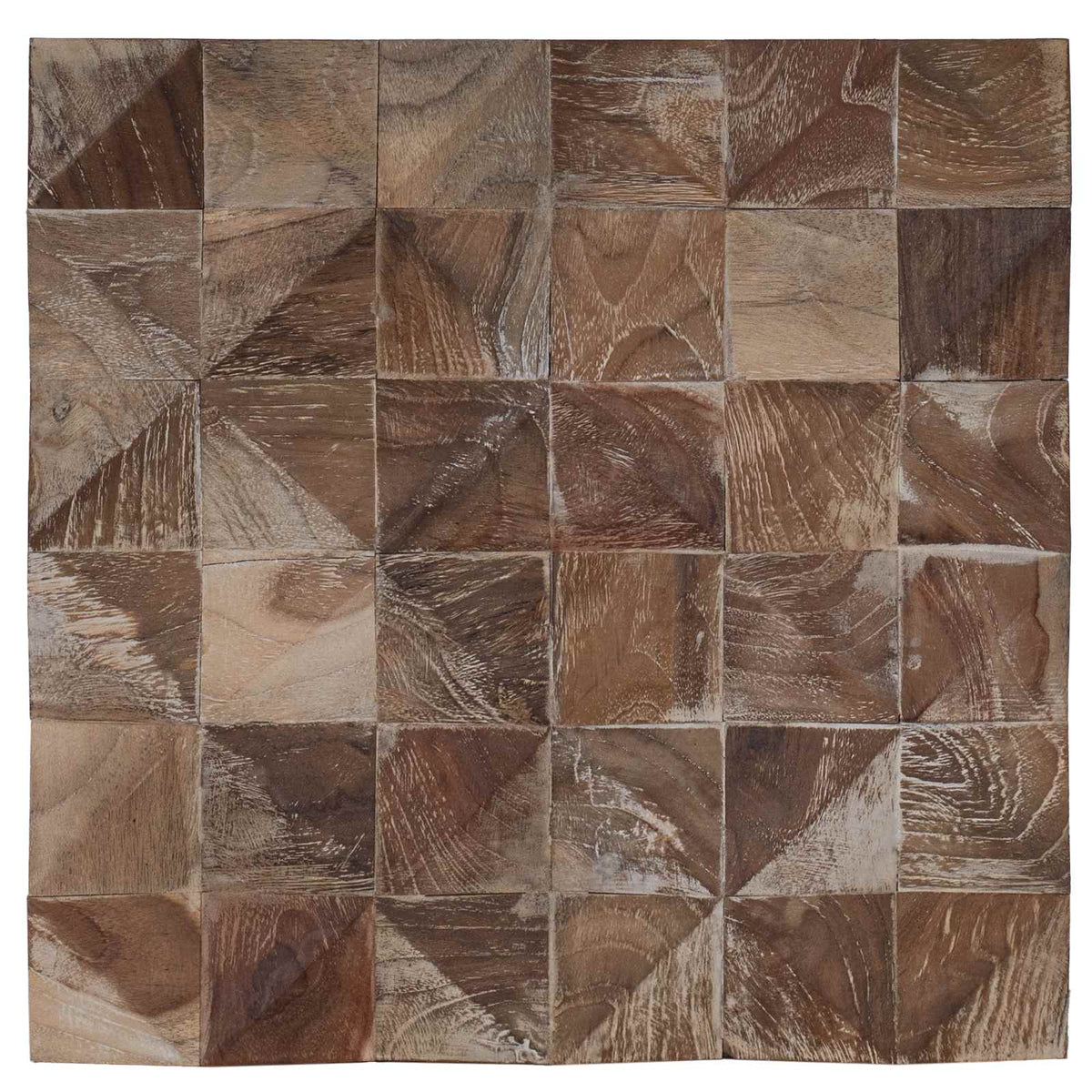 Wall Panel 11 pcs 30 x 30 x 2 cm White wash