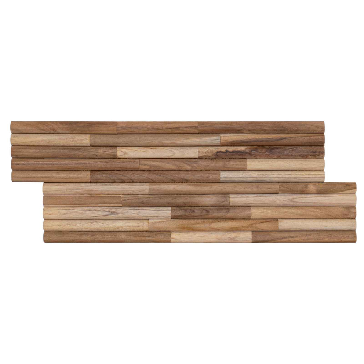 Wall Panel 10 pcs 55 x 20 x 2 cm Natural