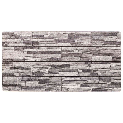 vidaXL Wall Panels 10 pcs 100 x 50 cm Dark Grey and Light Grey 3