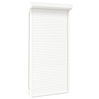 Roller Shutter Aluminium and Polyurethane White 110 cm 220 cm