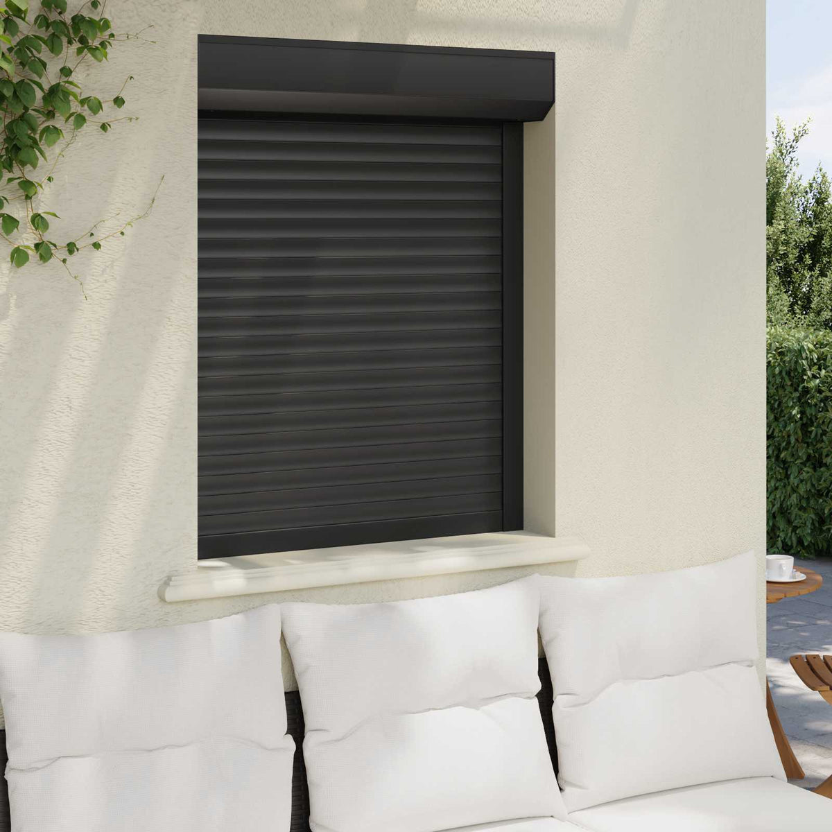vidaXL Roller Shutter Manual Anthracite