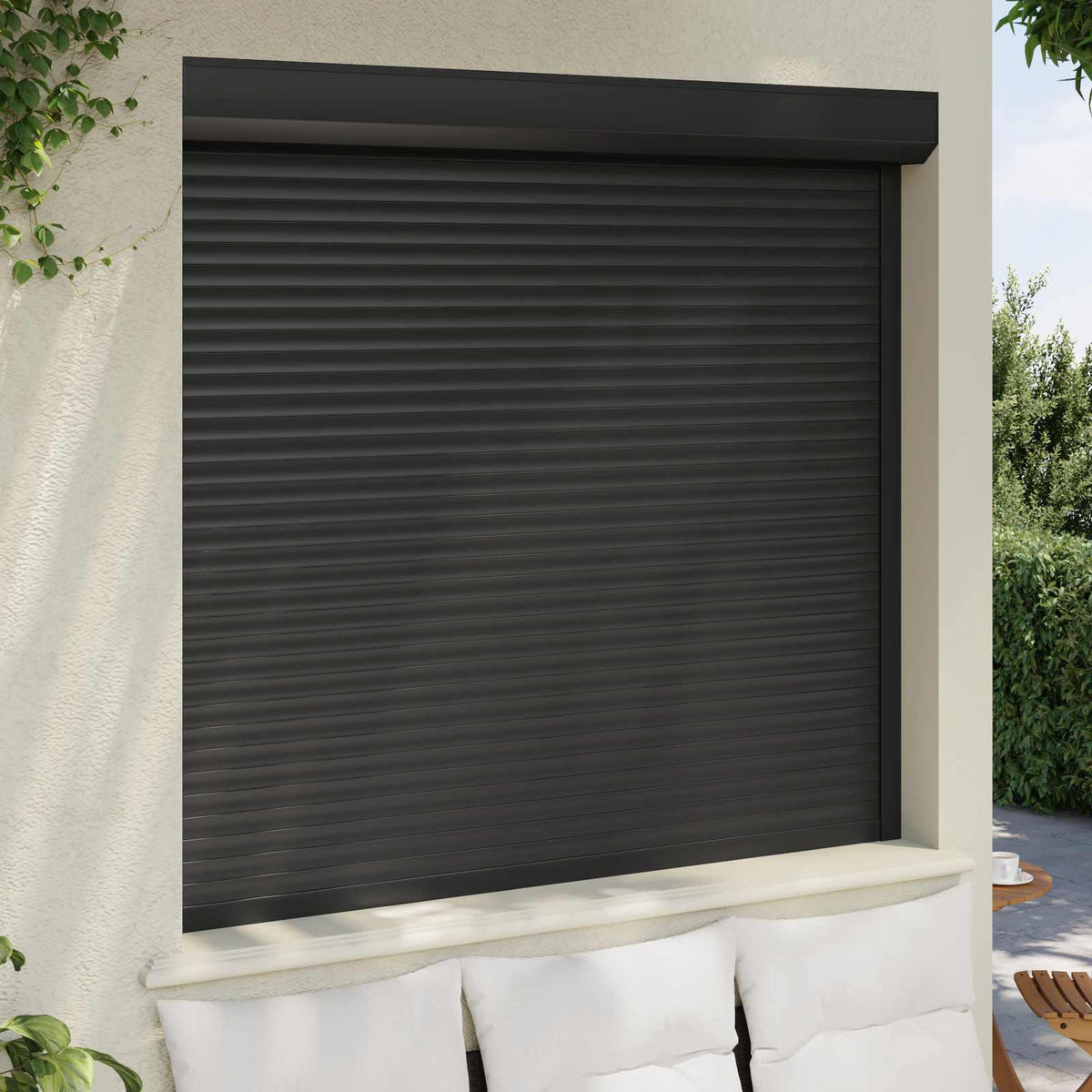 Roller Shutter Manual Anthracite 160 cm 150 cm