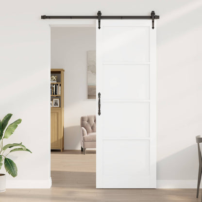 vidaXL Interior Door 83 x 232 cm Plywood White 1