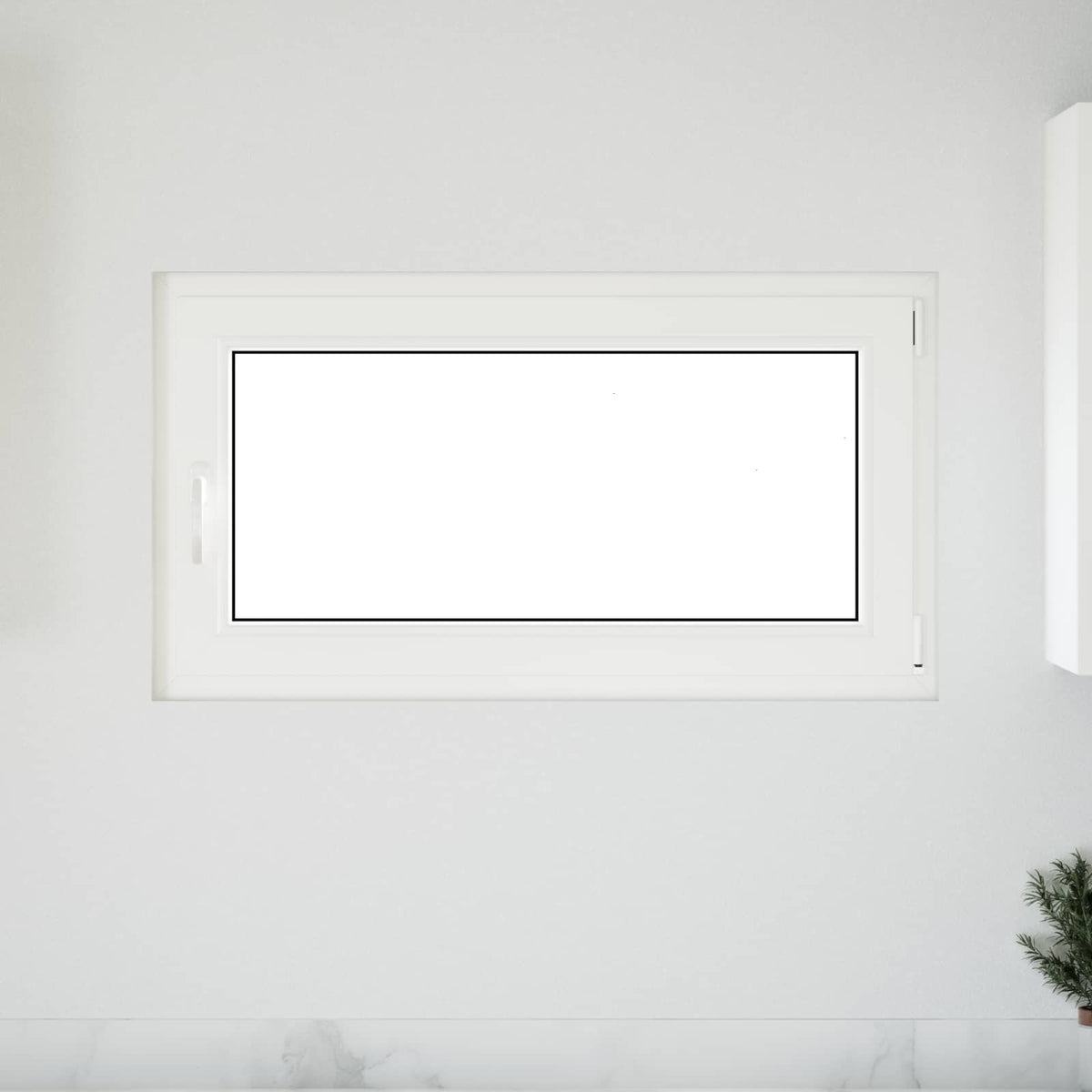 vidaXL Basement Window Internal Colour White RISOR 110 x 70 cm 3