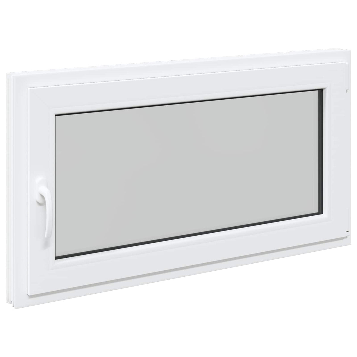 vidaXL Basement Window Internal Colour White RISOR 110 x 70 cm 2