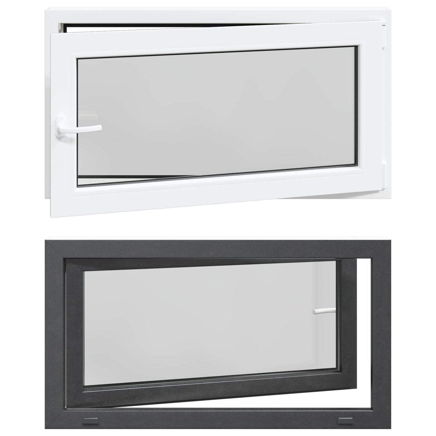 vidaXL Tilt & Turn Basement Window RISOR 110 x 70 cm 2