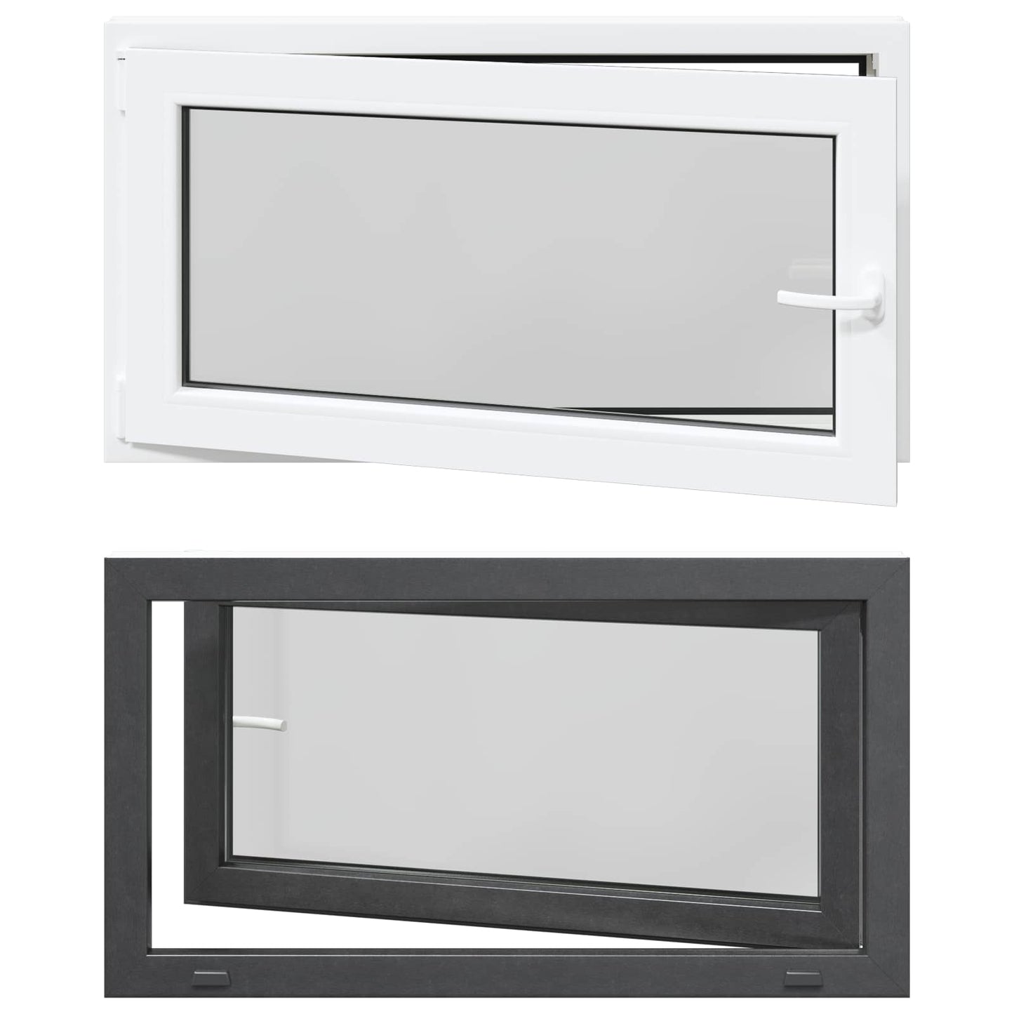vidaXL Tilt & Turn Basement Window RISOR 110 x 70 cm 2