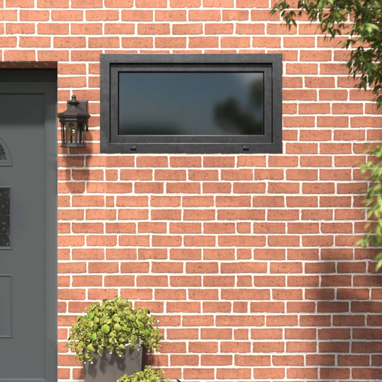 vidaXL Tilt & Turn Basement Window RISOR 110 x 70 cm 1