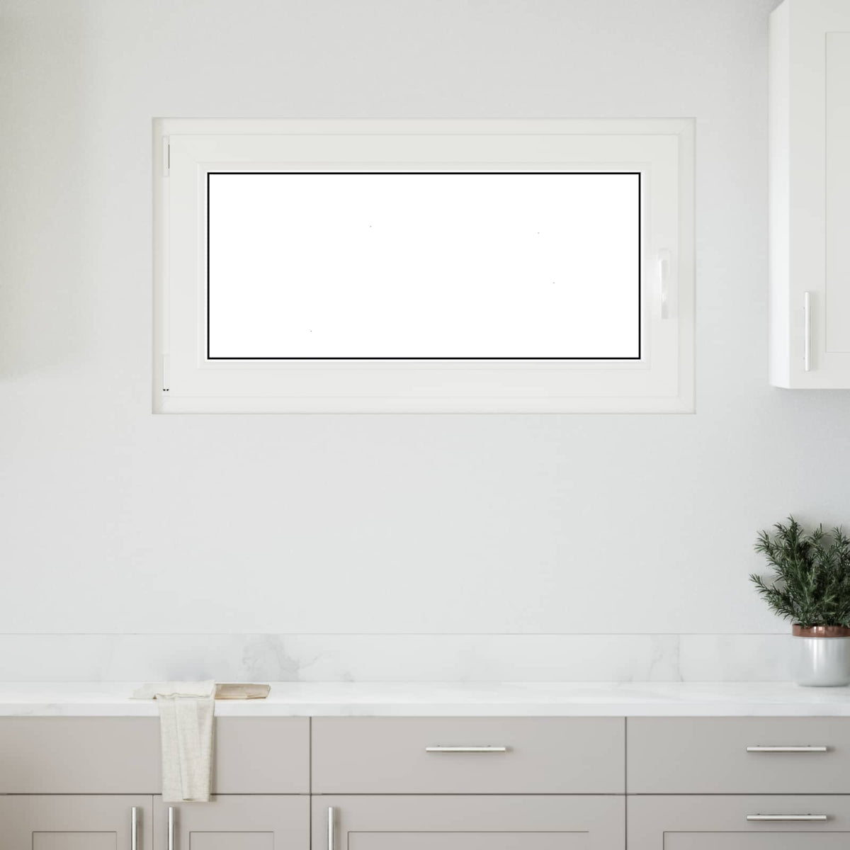 vidaXL Basement Window Internal Colour White RISOR 110 x 70 cm 3