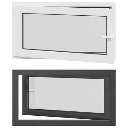 vidaXL Basement Window Internal Colour White RISOR 110 x 70 cm 2