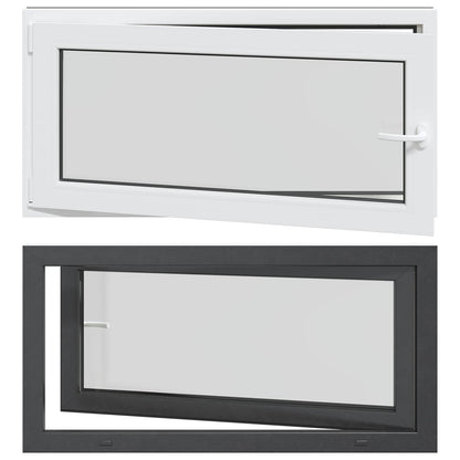 vidaXL Basement Window Internal Colour White RISOR 120 x 60 cm 2