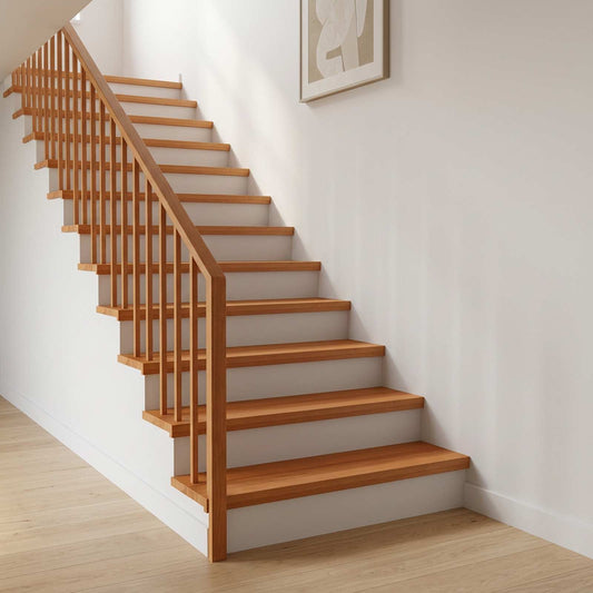Stair Treads Depth Light brown