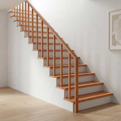 vidaXL Stair Treads 8 pcs 100 x 25 x 2 cm Varnish Solid Beech Wood 1