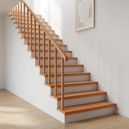 vidaXL Stair Treads 8 pcs 80 x 30 x 2 cm Varnish Solid Beech Wood 1