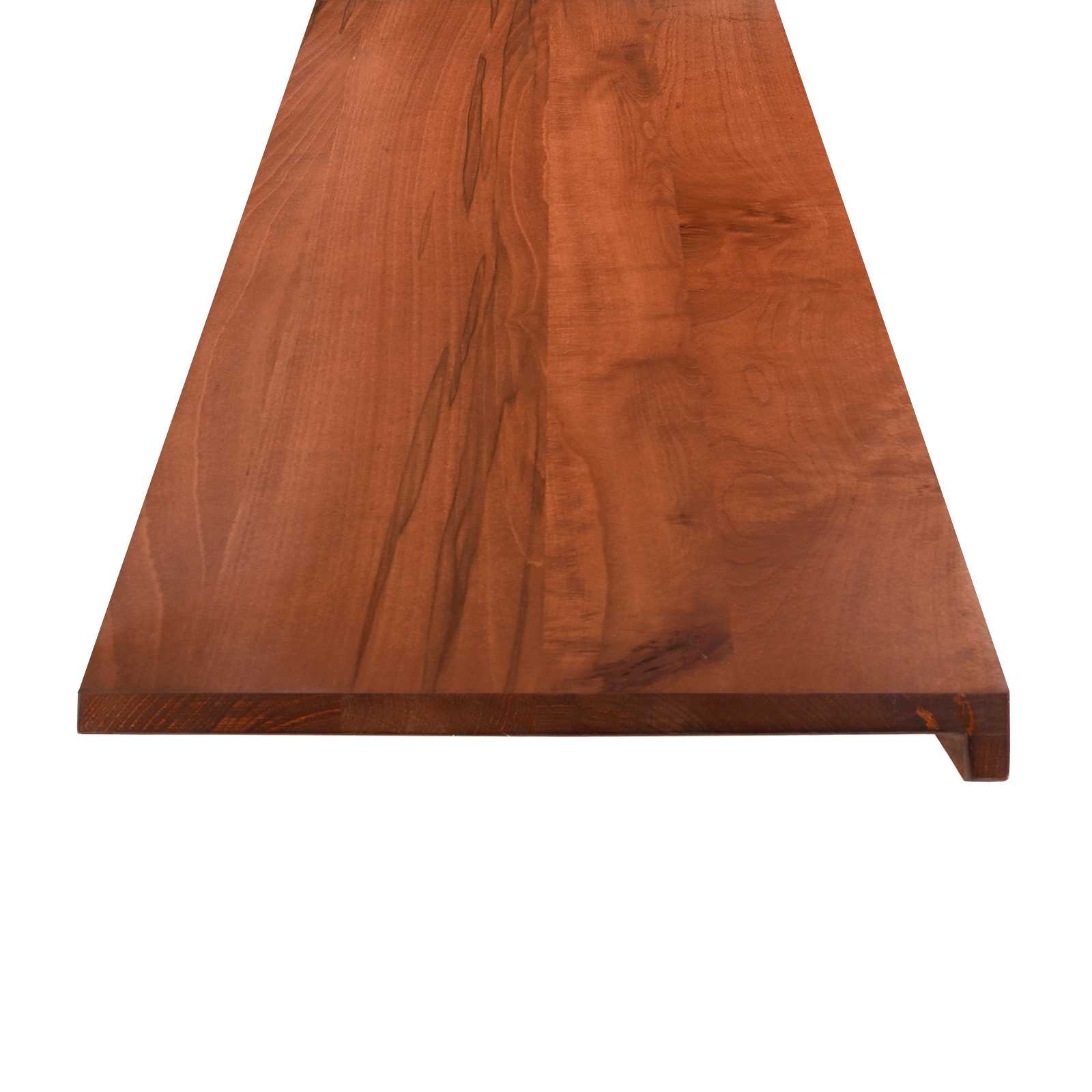 vidaXL Stair Treads 4 pcs 110 x 30 x 2 cm Brown Solid Beech Wood 3