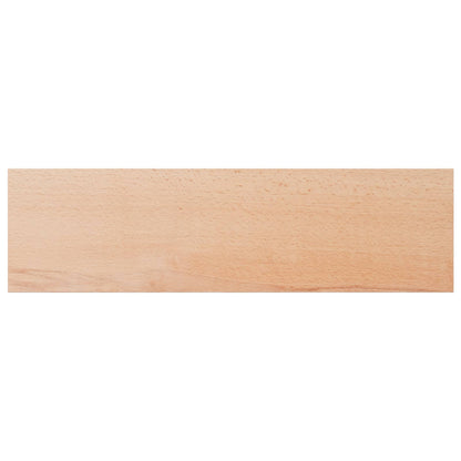 vidaXL Stair Treads 8 pcs 90 x 25 x 2 cm Natural Solid Beech Wood 4