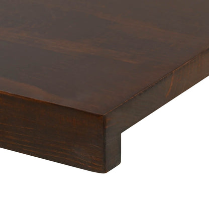 vidaXL Stair Treads 8 pcs 90 x 25 x 2 cm Dark Brown Solid Beech Wood 6
