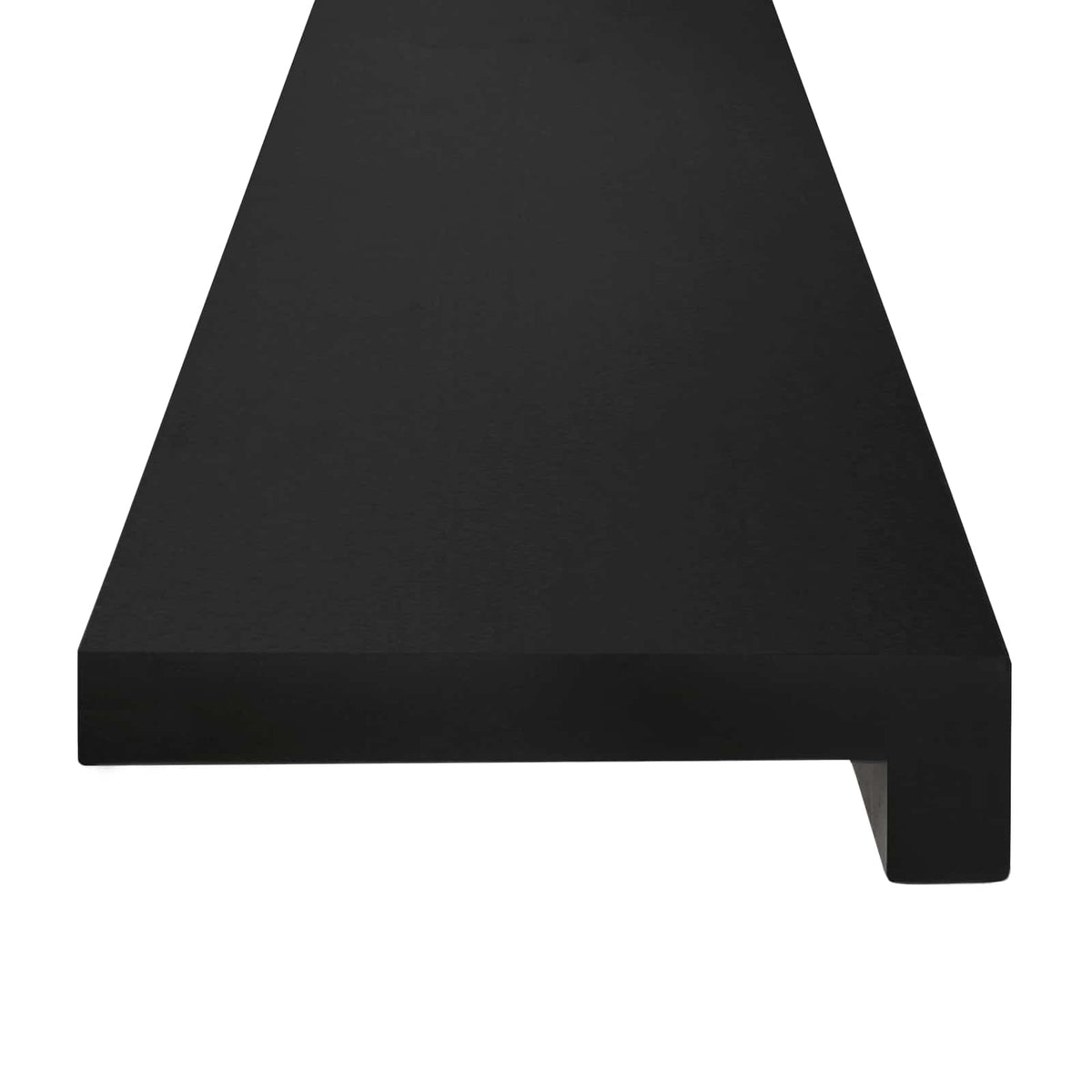 vidaXL Stair Treads 8 pcs 100 x 25 x 2 cm Black Solid Beech Wood 4