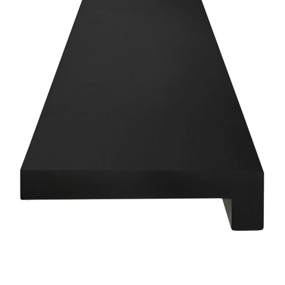 vidaXL Stair Treads 12 pcs 70 x 25 x 2 cm Black Solid Beech Wood 4