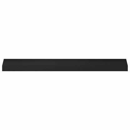 Window Sills 2 pcs Solid Beech Wood Depth 20 cm Black 90 cm